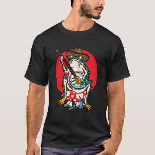 American Traditional Old School Tattoo Flash Frog T-shirt