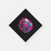 American Traditional Skeleton Holding Hands Tattoo Servet (Hoek)