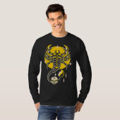 American Traditional Tattoo Scorpion Old School Fl T-shirt (Voorkant volledig)