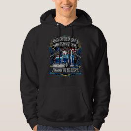 American Trucker, American Veteran Hoodie