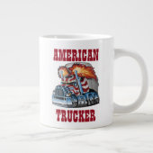 American Trucker Giant Coffee Mug (Droite)