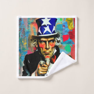 American Uncle Sam Bad Handdoek