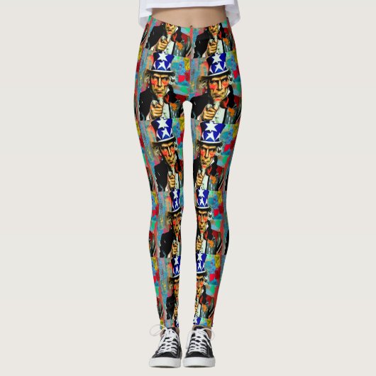 American Uncle Sam Leggings (Voorkant)