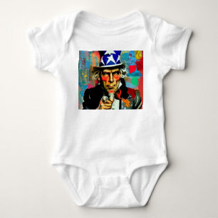 American Uncle Sam Romper