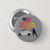 American veterans grey ronde button 5,7 cm (Voorkant /achterkant)