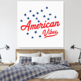 American Vibes Canvas Afdruk