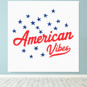 American Vibes Canvas Afdruk (Insitu (Houten vloer))