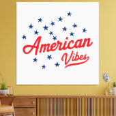 American Vibes Canvas Afdruk (Insitu (Woonkamer))