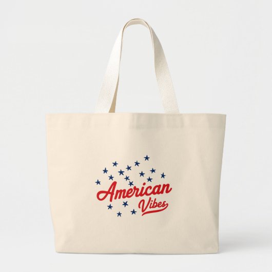 American Vibes Canvas tas (Voorkant)
