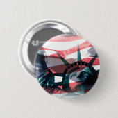 American Way Liberty Ronde Button 5,7 Cm (Voorkant /achterkant)