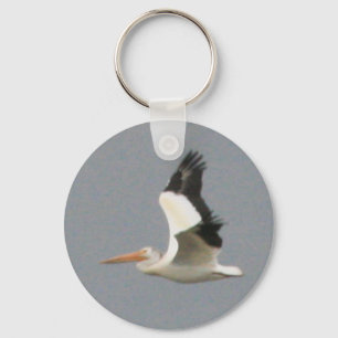 American White Pelican Sleutelhanger