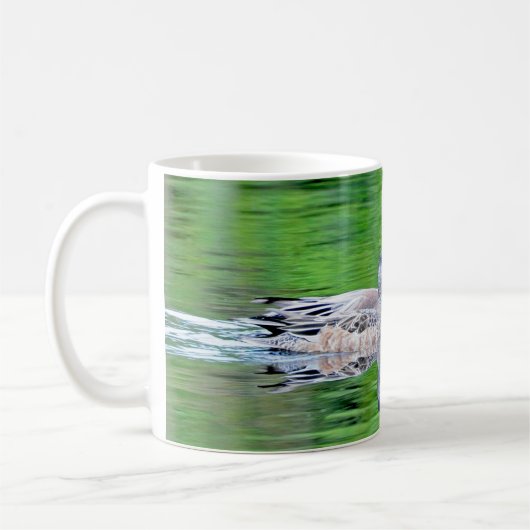 American Wigeon Pair Ceramic Mug (Gauche)