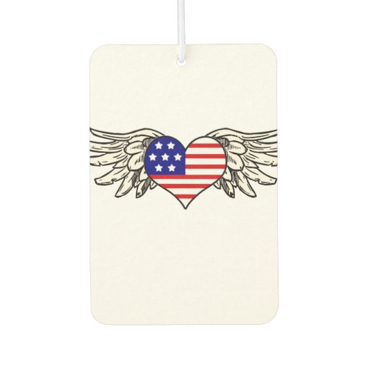 American Winged Heart Luchtverfrisser (Voorkant)