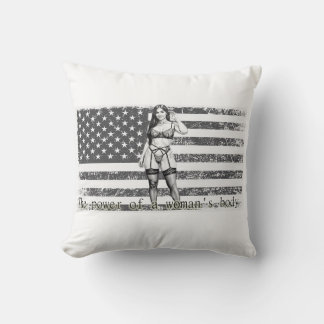 American woman Kussen