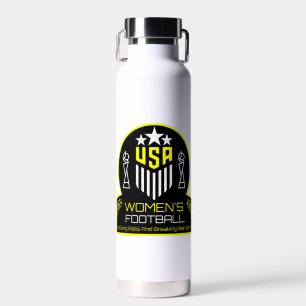 American Women's Soccer Football Waterfles