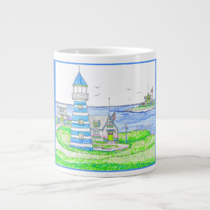 Americana 2 Vuurtoren Jumbo Mok