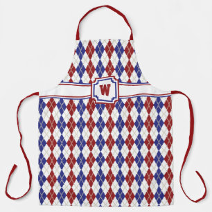 Americana Argyle All-Over Print Schort