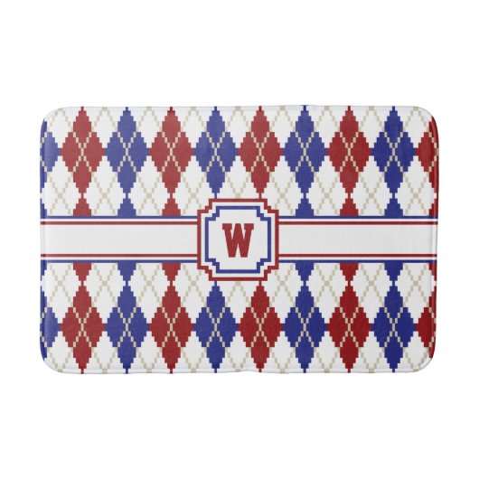 Americana Argyle badmat (Voorkant)