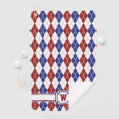 Americana Argyle Golf Towel Golfhanddoek (Insitu)