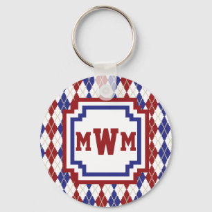 Americana Argyle Sleutelhanger