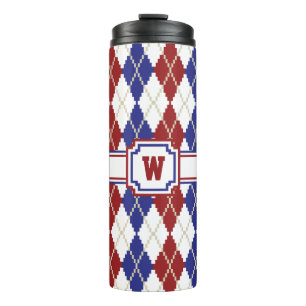 Americana Argyle Thermal Tumbler Thermosbeker