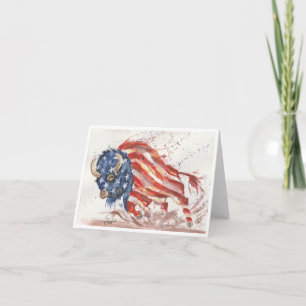 Americana Bizon door Sherry Kaart