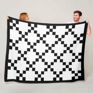 Americana Buffalo Check Quilt Party Fleece Blanket