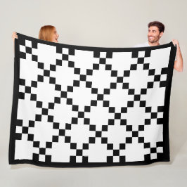 Americana Buffalo Check Quilt Party Fleece Blanket Deken