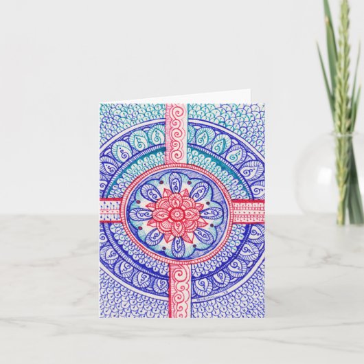 Americana Colors Damask Indien Mandala Merci (Devant)
