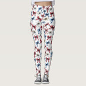 Americana Coquette Bow Leggings (Voorkant)