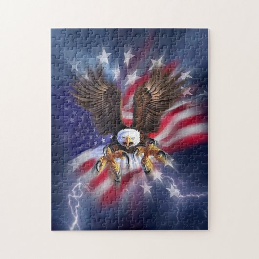 Americana Eagle Art Puzzles (Vertical)