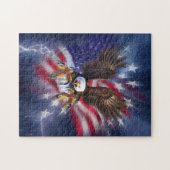 Americana Eagle Art Puzzles Legpuzzel (Horizontaal)