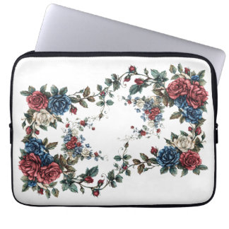 Americana Garden Patriotrozen Laptop Sleeve