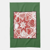 'Americana Hearts' Kitchen Towel Theedoek (Verticaal)