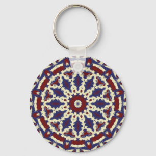 Americana Kaleidoscoop Sleutelhanger