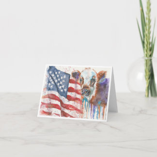 Americana Kalf door Sherry Kaart