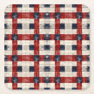 Americana Lattice Papieren Onderzetters