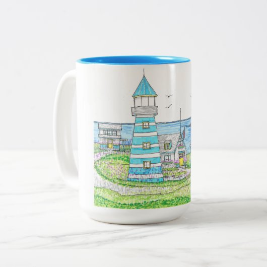 Americana Lighthouse Mok (Voorkant links)