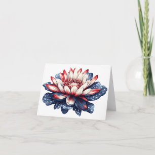 Americana Lotus Blank Notitiekaartje
