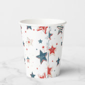 Americana Onafhankelijkheidsdag 4 juli Papieren Bekers (Achterkant)