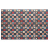 Americana Patchwork Afbeelding Fabric Stof (Fat Quarter)