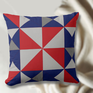 Americana Pinwheel Quilt Block Sierkussen