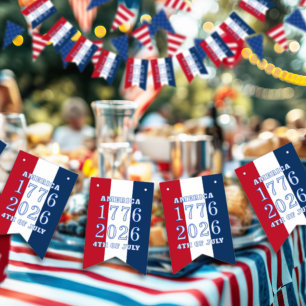 Americana Rood Wit Blauwe Strepen Amerika 1776 202 Vlaggetjes