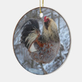Americana Rooster Ornament (Links)