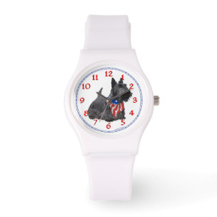Americana Scotty Dog Horloge