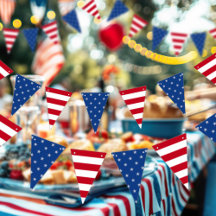 Americana Stars En Strepen Rood Wit Blauwe Vlag