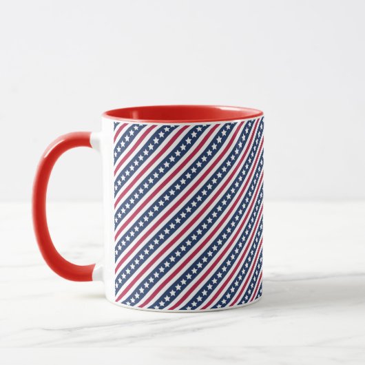 Americana stars et rayures tasse (Gauche)