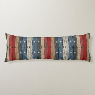Americana/Stars Strepen/Patriottisch Lichaamskussen