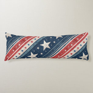 Americana/Stars Strepen/Patriottisch Lichaamskussen