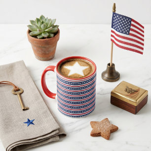 Americana sterren en strepen mok